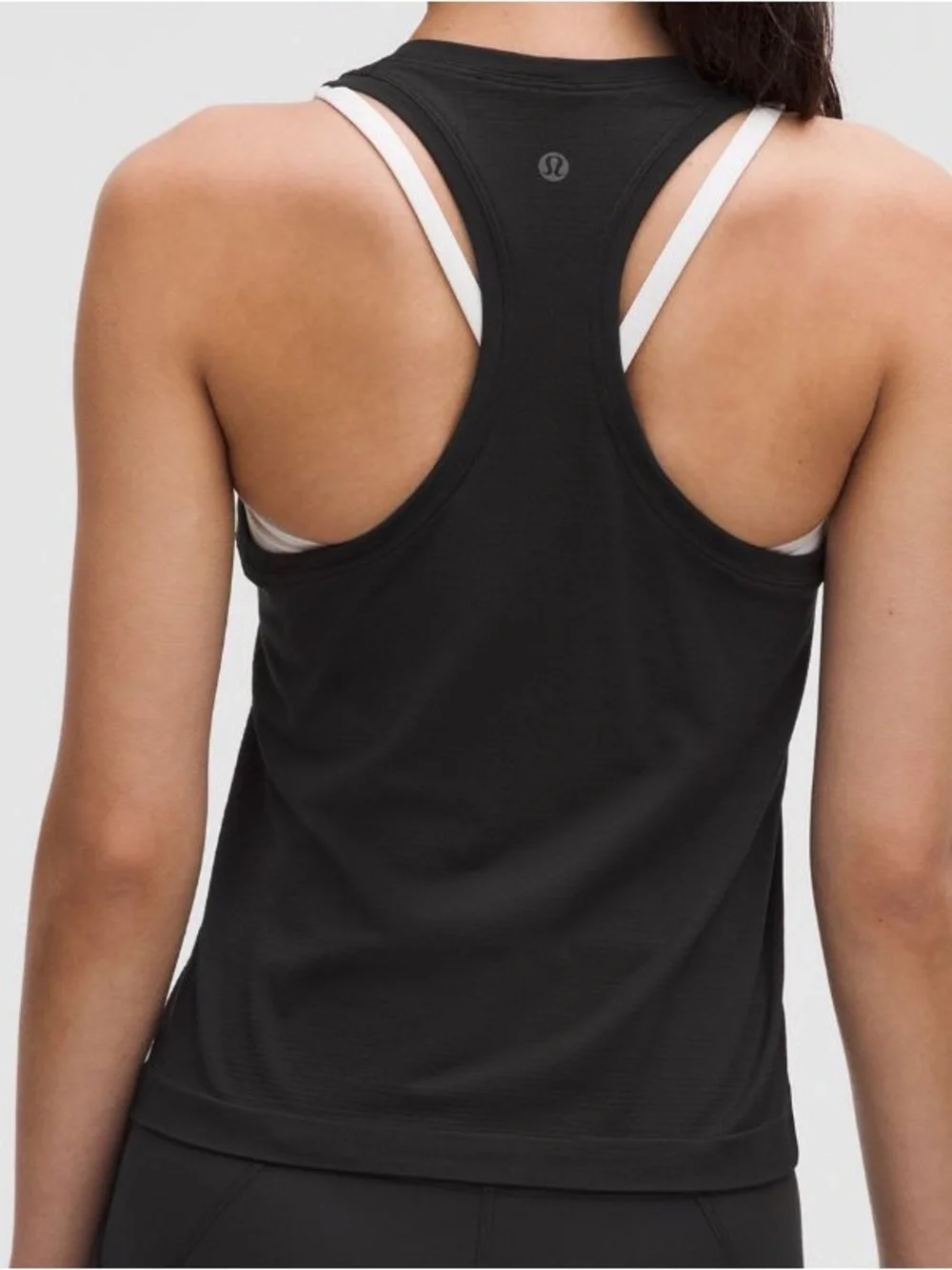 Lululemon Swiftly Tech Racerbank Tank Top 2.0 Waist Length Black